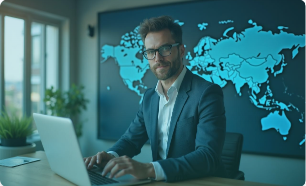 Entrepreneur Visa Illustration