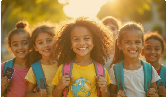 Children Visa Illustration