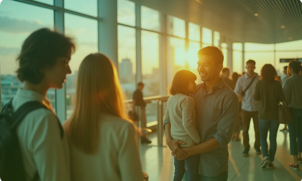 Visitor Visa Illustration