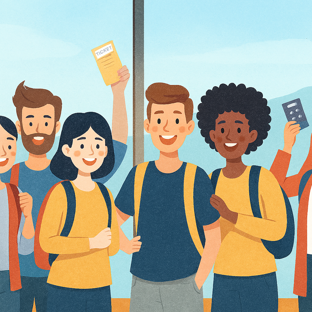 Visitor Visa Illustration